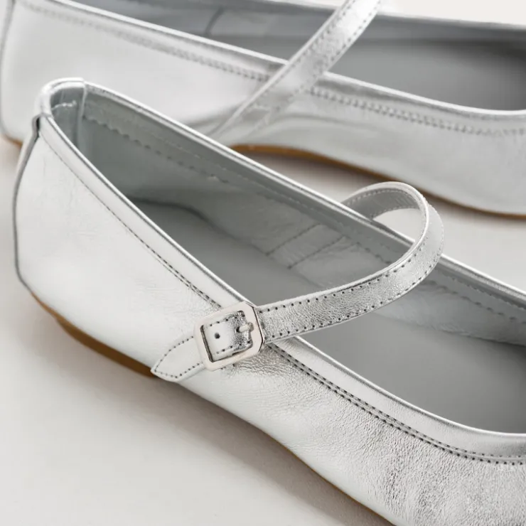 babies_honor_cuir_metallise_3-7.webp Toute La Collection | Ballerines & Babies | Reqins BABIES HONOR CUIR METALLISE ARGENT