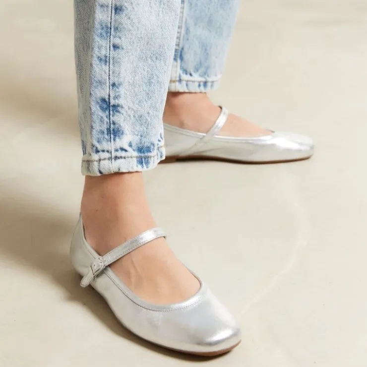 babies_honor_cuir_metallise_4-2.webp Toute La Collection | Ballerines & Babies | Reqins BABIES HONOR CUIR METALLISE ARGENT