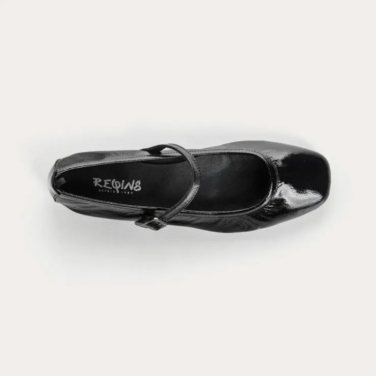 babies_honor_cuir_vernis_naplak_2-3.webp Ballerines & Babies | Toute La Collection | Reqins BABIES HONOR CUIR VERNIS NAPLAK NOIR