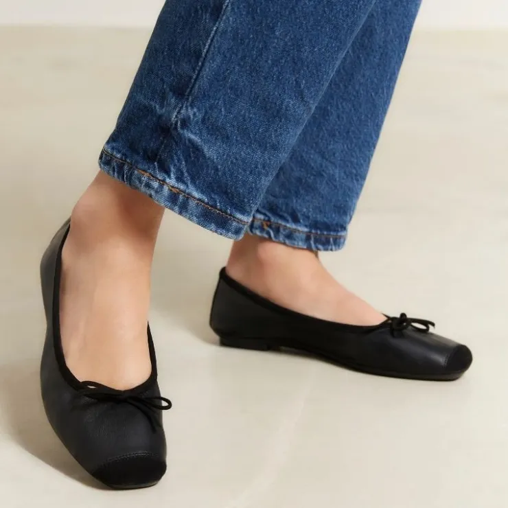 ballerines_harmony_cuircuir_velours_cc_5-3.webp Toute La Collection | Ballerines & Babies | Reqins BALLERINES HARMONY CUIR/CUIR VELOURS CC NOIR