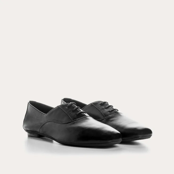 Toute La Collection | Derbies | Reqins DERBIES HYDRA CUIR CC NOIR